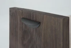 Gustav 60" Bench With Upholstered Seat By Nate Berkus + Jeremiah Brent -Living Room Furniture Shop 298474 brown wood dining bench detail 46