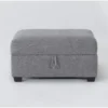 Hampstead Graphite Storage Ottoman