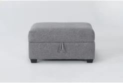 Hampstead Graphite Storage Ottoman