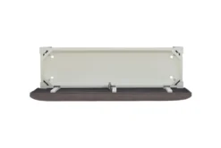 Morgan Taupe 44" Dining Storage Bench -Living Room Furniture Shop 299705 white wood dining bench storage 132 1