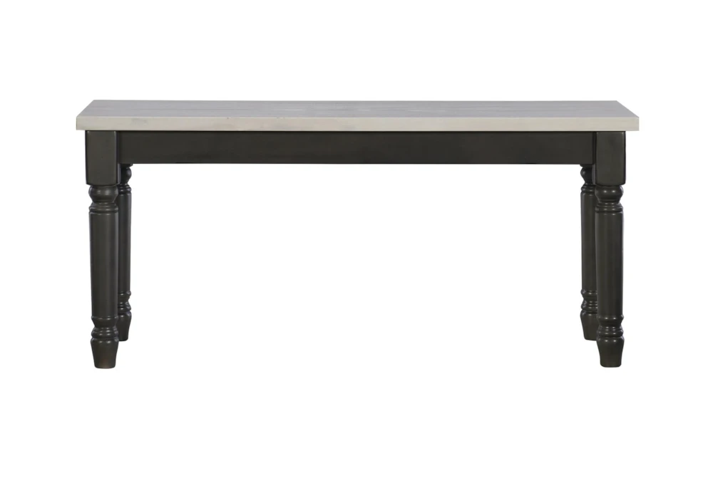 Davis Grey 40" Dining Bench 2 Davis Grey 40" Dining Bench - Image 2