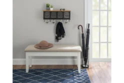 Morgan Brown 44" Dining Storage Bench -Living Room Furniture Shop 299750 brown wood dining bench room 85