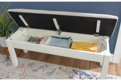 Morgan Grey 44" Dining Storage Bench 28 Morgan Grey 44" Dining Storage Bench -Living Room Furniture Shop 299751 grey wood dining bench detail 472