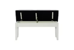 Morgan Grey 44" Dining Storage Bench 18 Morgan Grey 44" Dining Storage Bench -Living Room Furniture Shop 299751 grey wood dining bench front 032