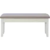 Morgan Grey 44" Dining Storage Bench