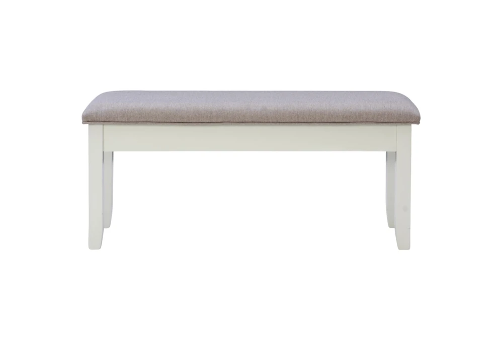 Morgan Grey 44" Dining Storage Bench 1 Morgan Grey 44" Dining Storage Bench