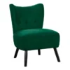 Calista Green Accent Chair