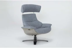 Raiden Blue Reclining Swivel Chair 14 Raiden Blue Reclining Swivel Chair -Living Room Furniture Shop 300132 blue fabric accent chair recline 23