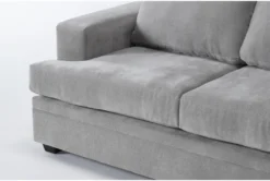Bonaterra Dove 97" Queen Sleeper Sofa -Living Room Furniture Shop 300149 grey fabric sleeper detail 44