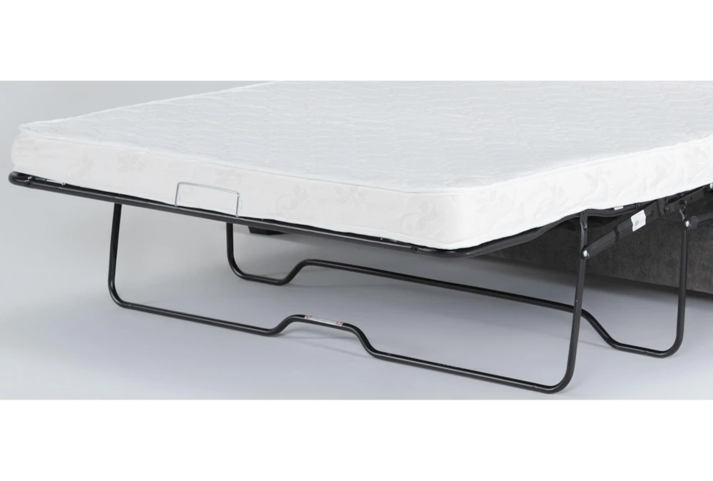 Bonaterra Charcoal 127" 2 Piece Sectional With Right Arm Facing Queen Sleeper Sofa Chaise & Storage Ottoman 2 Bonaterra Charcoal 127" 2 Piece Sectional With Right Arm Facing Queen Sleeper Sofa Chaise & Storage Ottoman - Image 2