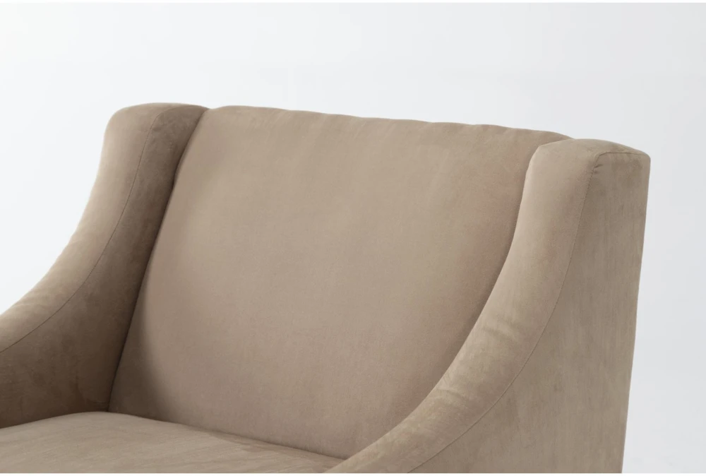 Ashland Micro Suede Ren Camel 32" Accent Chair 4 Ashland Micro Suede Ren Camel 32" Accent Chair - Image 4