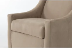 Ashland Micro Suede Ren Camel 32" Accent Chair 11 Ashland Micro Suede Ren Camel 32" Accent Chair -Living Room Furniture Shop 300325 beige fabric accent chair detail 45