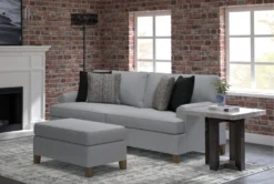 Emerson III 28" Ottoman -Living Room Furniture Shop 300757 beige fabric ottoman room 59