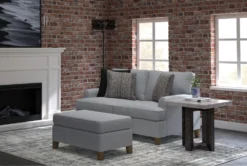 Emerson III 28" Ottoman -Living Room Furniture Shop 300757 beige fabric ottoman room 61