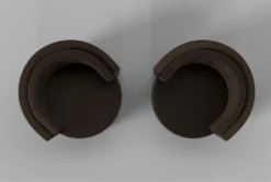 Quinton II Accent Chair Set Of 2 -Living Room Furniture Shop 300941 brown fabric chair top 31