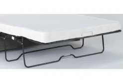 Mathers Slate 91" Sleeper Sofa -Living Room Furniture Shop 301531 grey fabric sofa detail 50