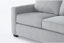 Mathers Oyster 91" Queen Sleeper Sofa -Living Room Furniture Shop 301541 grey fabric sofa detail 46