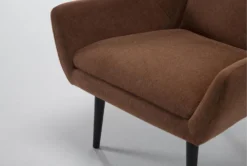 Leon Copper Accent Chair -Living Room Furniture Shop 302190 yellow polyester accent chair detail 44