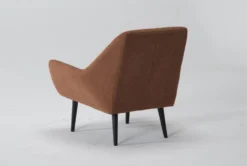 Leon Copper Accent Chair -Living Room Furniture Shop 302190 yellow polyester accent chair side 18