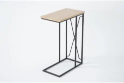 Colter Metal + Wood C-Table