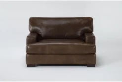 Grisham Leather Oversized Chair