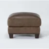 Foley Leather Ottoman