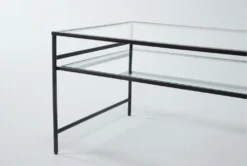 Magnolia Home Ophelia 3 Piece Coffee Table Set By Joanna Gaines -Living Room Furniture Shop 303234 black metal coffee and end table set detail 45