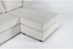 Alessandro Moonstone Queen Sleeper Sofa With Reversible Chaise -Living Room Furniture Shop 303488 beige fabric reversible sofa chaise detail 44