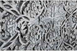 Gray Carved Wood 3 Drawer Cabinet 8 Gray Carved Wood 3 Drawer Cabinet -Living Room Furniture Shop 303588 grey wood chest detail 45