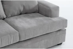 Bonaterra Dove 127" 2 Piece Sectional With Left Arm Facing Sofa Chaise & Storage Ottoman 7 Bonaterra Dove 127" 2 Piece Sectional With Left Arm Facing Sofa Chaise & Storage Ottoman -Living Room Furniture Shop 303709 grey fabric living room set detail 45