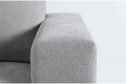 Bonaterra Dove 127" 2 Piece Sectional With Right Arm Facing Sofa & Storage Ottoman -Living Room Furniture Shop 303713 grey fabric living room set detail 46