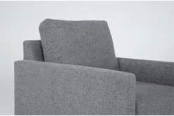 Santana Graphite Chair -Living Room Furniture Shop 303743 grey fabric chair detail 44