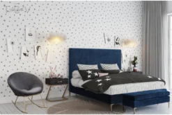 Blake Grey Rocking Chair -Living Room Furniture Shop 304174 grey fabric rocker room 85