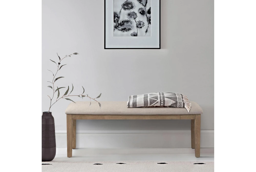 Gilman 48" Brown Bench 5 Gilman 48" Brown Bench - Image 5