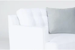 Edge Chenille Chair -Living Room Furniture Shop 304798 white fabric chair detail 44