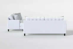 Edge Chenille Sofa/Loveseat Set -Living Room Furniture Shop 304801 white fabric sofa and loveseat set back 65