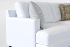Edge Chenille Sofa/Loveseat Set -Living Room Furniture Shop 304801 white fabric sofa and loveseat set detail 44