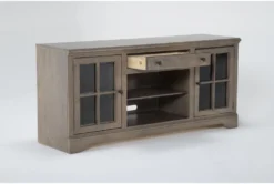 Preston II 70" Tv Stand -Living Room Furniture Shop 305219 beige wood media console side 19