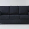 Athos Midnight Blue 77" Full Sleeper Sofa