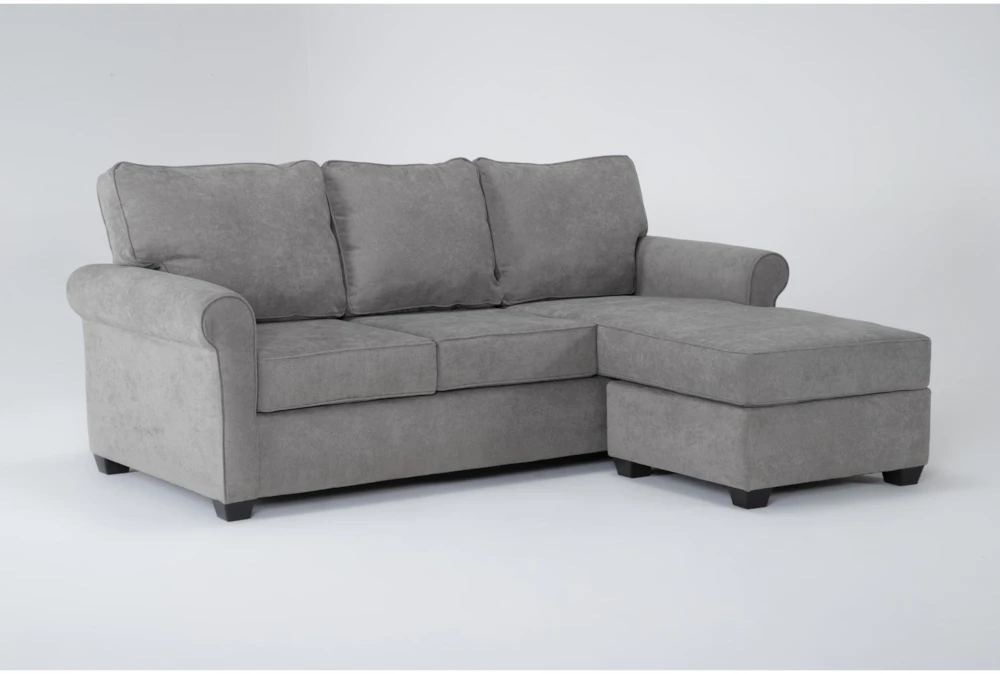 Athos Vintage 86" Queen Sleeper Sofa With Reversible Chaise 1 Athos Vintage 86" Queen Sleeper Sofa With Reversible Chaise