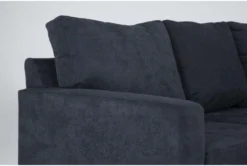 Aramis Midnight Blue 75" Full Sleeper Sofa 11 Aramis Midnight Blue 75" Full Sleeper Sofa -Living Room Furniture Shop 305964 blue fabric sleeper detail 45