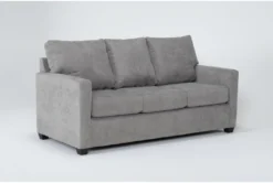 Aramis Vintage 75" Full Sleeper Sofa -Living Room Furniture Shop 305976 grey fabric sleeper side 18