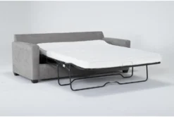 Aramis Vintage 83" Queen Sleeper Sofa With Reversible Chaise 10 Aramis Vintage 83" Queen Sleeper Sofa With Reversible Chaise -Living Room Furniture Shop 305978 grey fabric reversible sofa chaise side 19