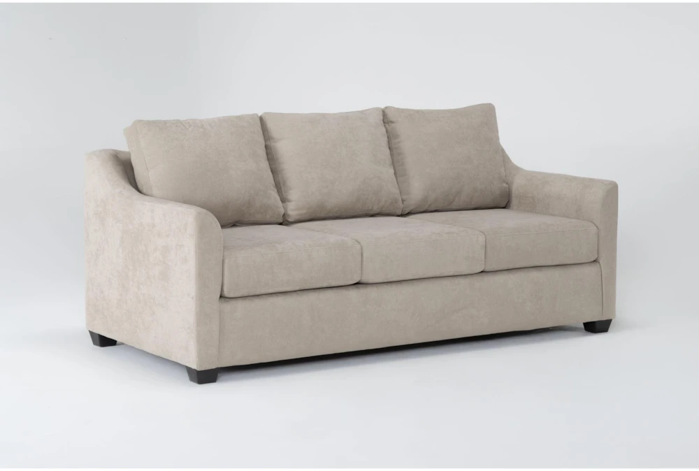 Porthos Cream 80" Queen Sleeper Sofa 2 Porthos Cream 80" Queen Sleeper Sofa - Image 2