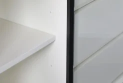 White 3 Drawer 2 Door Sideboard -Living Room Furniture Shop 307279 white wood cabinet detail 47