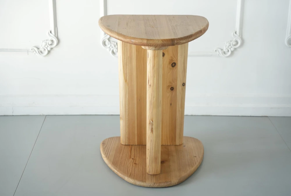 Natural Reclaimed Pine Accent Table 2 Natural Reclaimed Pine Accent Table - Image 2