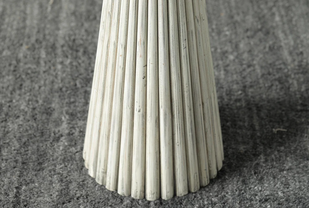 Grey Reclaimed Pine + Antique Mirror Top Accent Table 3 Grey Reclaimed Pine + Antique Mirror Top Accent Table - Image 3