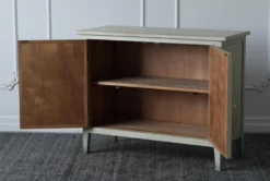 Antique White Reclaimed Pine 2 Door Sideboard -Living Room Furniture Shop 307349 white reclaimed wood cabinet detail 44