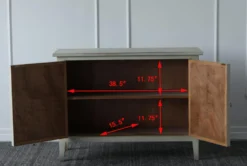 Antique White Reclaimed Pine 2 Door Sideboard -Living Room Furniture Shop 307349 white reclaimed wood cabinet detail 47