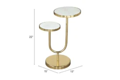 White & Gold Marble Tops Side Table 19 White & Gold Marble Tops Side Table -Living Room Furniture Shop 307371 detail 51